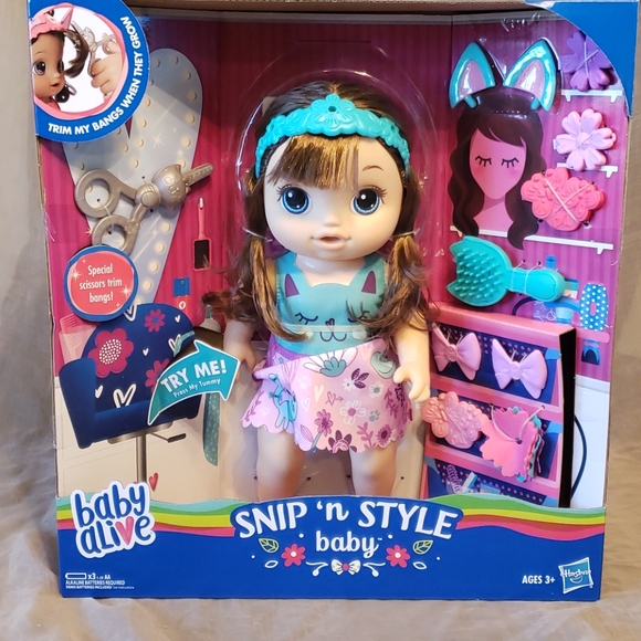 baby alive snip and style